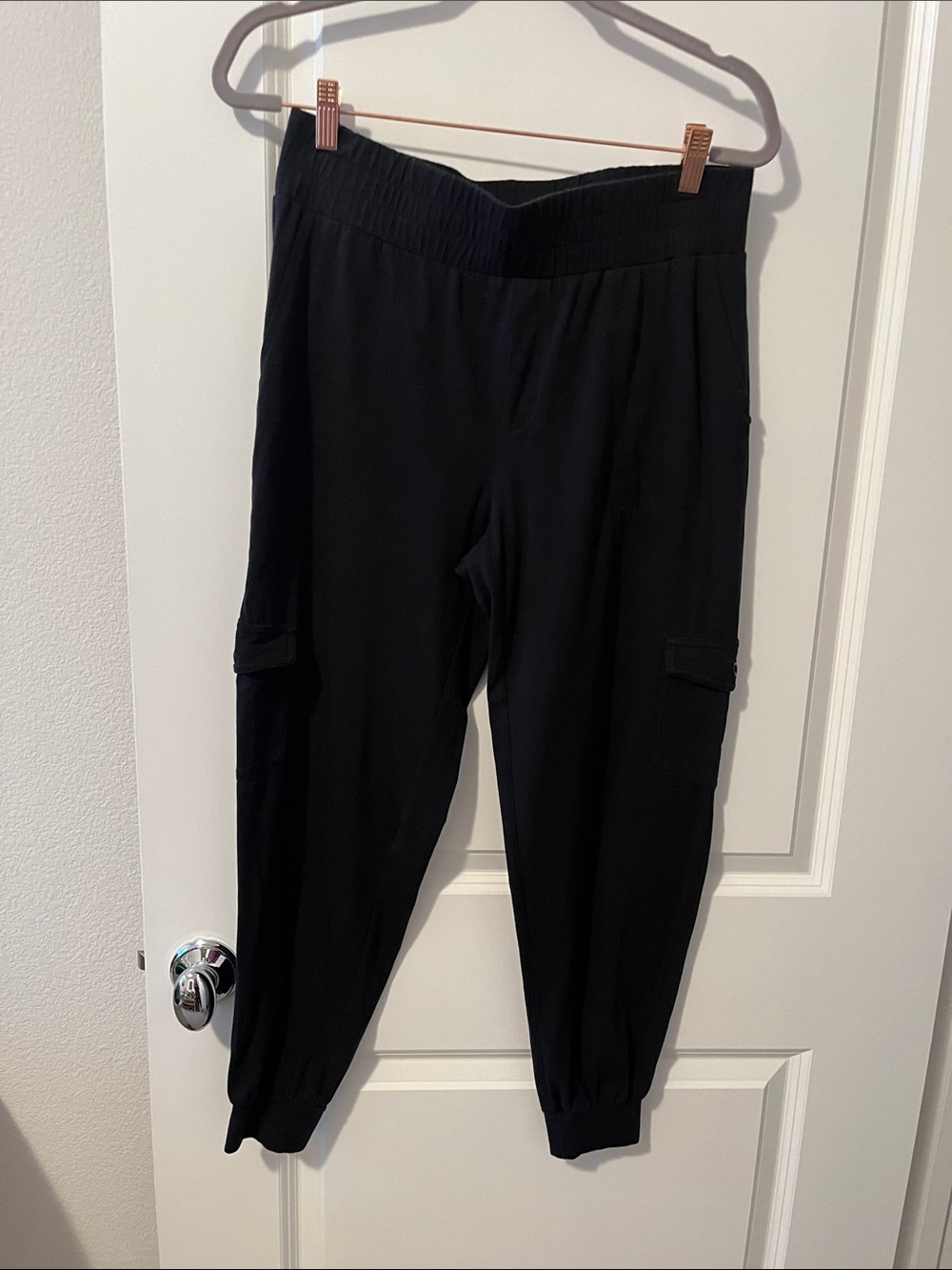 Black Women's Jogger Cargo Pants